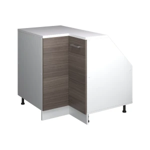 Skab til skrå væg Hjørneskab Rion Ædel grå 75.6 x 81.6 cm med 1 dør, skabskorpus 60 cm dybde Vicco