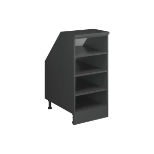 Skråt tagskab Rion Antracit 40 x 81.8 cm med 4 rum, skabskorpus 60 cm dybde Vicco