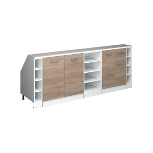 Mobile cucina sottotetto R-Line Sonoma 210 cm Set di 5 carcasse armadio profondità 60 cm Vicco