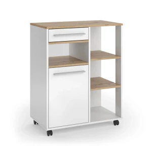 Køkkenbuffet Pure Hvid/Håndværker egetræ 72.2 x 90.8 cm Vicco