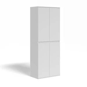 Garderobe Claus Hvid 74 x 191.5 cm med 4 døre Vicco
