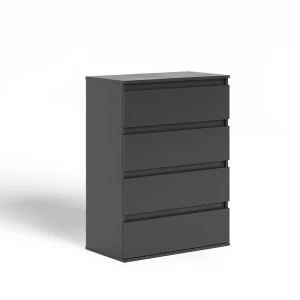 Kommode Claus Antracit 74 x 99.6 cm med 4 skuffer Vicco