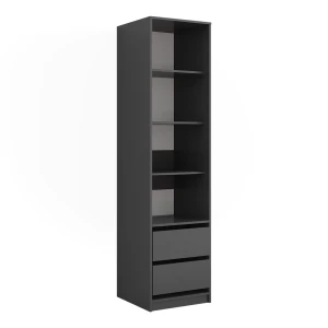 Tøjskab Elmo Antracit 50 x 200 cm Vicco