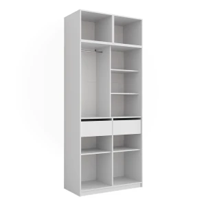 Tøjskab Elmo Hvid 50 x 40 cm Sæt med 3 stk. Vicco