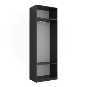 Tøjskab Elmo Antracit 80 x 40 cm Sæt med 2 stk. Vicco