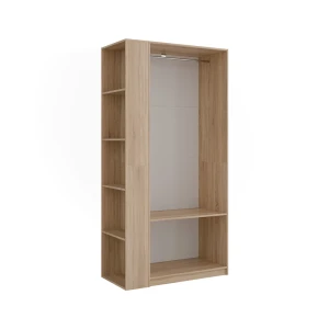 Tøjskab Elmo Sonoma 80 x 200 cm Sæt med 2 stk. Vicco
