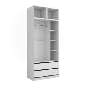 Tøjskab Elmo Hvid 50 x 40 cm Sæt med 3 stk. Vicco