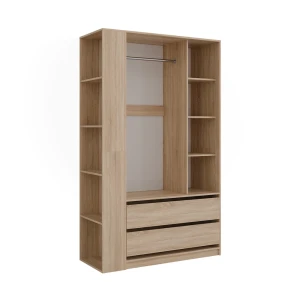 Tøjskab Elmo Sonoma 50 x 200 cm Sæt med 2 stk. Vicco