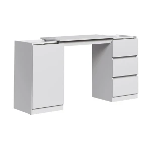Kommode med skrivebordsfunktion Varino Hvid 80 x 75.5 cm kan udvides Vicco