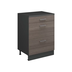 Skab til loft Rion Ædel grå 60 x 81.6 cm uden hældning med 3 skuffer Vicco