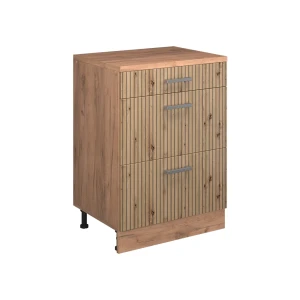 Skab til loft Rion Håndværker egetræ 60 x 81.6 cm uden hældning med 3 skuffer Vicco