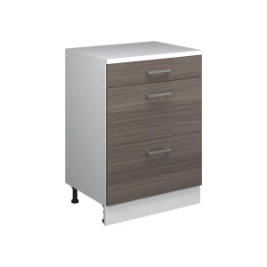 Skab til loft Rion Ædel grå 60 x 81.6 cm uden hældning med 3 skuffer Vicco