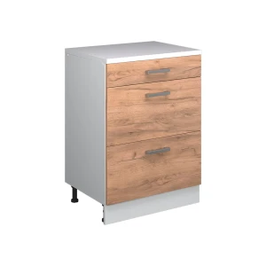 Skab til loft Rion Gold power oak 60 x 81.6 cm uden hældning med 3 skuffer Vicco