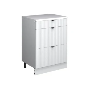 Skab til loft Rion Hvid korrugering 60 x 81.6 cm uden hældning med 3 skuffer Vicco