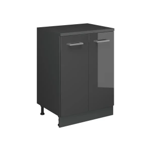Skab til loft Rion Antracit højglans 60 x 81.6 cm uden hældning med 2 låger Vicco