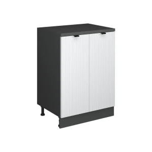 Skab til loft Rion Hvid korrugering 60 x 81.6 cm uden hældning med 2 låger Vicco