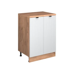 Skab til loft Rion Hvid korrugering 60 x 81.6 cm uden hældning med 2 låger Vicco