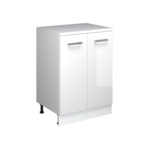 Skab til loft Rion Hvid højglans 60 x 81.6 cm uden hældning med 2 låger Vicco