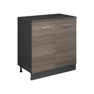 Skab til loft Rion Ædel grå 80 x 81.6 cm uden hældning med 2 låger Vicco