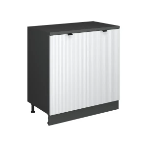 Skab til loft Rion Hvid korrugering 80 x 81.6 cm uden hældning med 2 låger Vicco