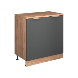 Skab til loft Rion Antracit-guld 80 x 81.6 cm uden hældning med 2 låger Vicco