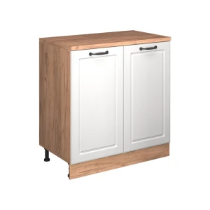 Udvidelsesskab Rion Hvid landhus/Gylden eg 80 x 46 cm uden hældning med 2 låger Vicco