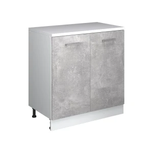 Szafka rozszerzająca Rion Beton/Biały 80 x 46 cm bez skosu z 2 drzwiami Vicco