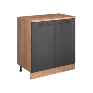 Skab til loft Rion Antracit landhus 80 x 81.6 cm uden hældning med 2 låger Vicco