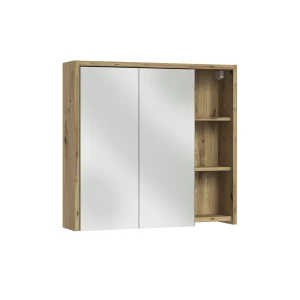 Armoire de toilette Viola Cachemire/Chêne Artisan 80x75cm Vicco