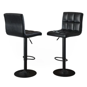 Barstol sæt af 2 Sena Sort 42 x 94 cm Vicco