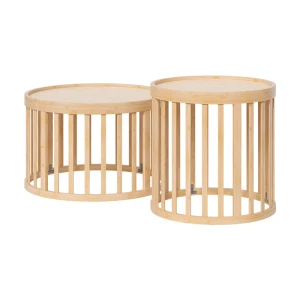 Sofabordssæt Enara Bambus/Bambus x cm med 2 dele Vicco