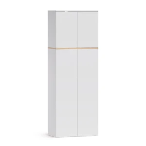 multifunktionsskab Viktor Hvid/Håndværker egetræ 68 x 188.6 cm med 8 lukkede rum Vicco