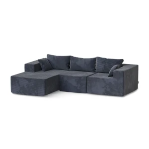 Ecksofa mit Relaxfunktion Nuvio Dunkelgrau 250 x 169 cm Vicco