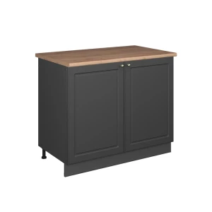 Vaskeskab Fame-Line Anthrazit-Gold Landhaus/Antracit 100 cm, BP Eg Vicco