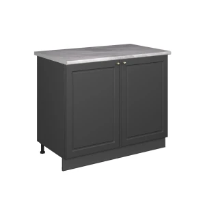 Szafka pod zlew Fame-Line Anthrazit Gold rustykalny/Antracyt 100 cm, BP Marmur Vicco