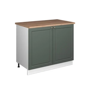 Vaskeskab Fame-Line Grøn guld Country/Hvid 100 cm, BP Eg Vicco