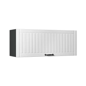 Hängeschrank Fame-Line Weiß Landhaus/Anthrazit 100 cm Vicco
