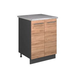 Szafka pod zlew Fame-Line Dąb goldkraft/Antracyt 60 cm Vicco