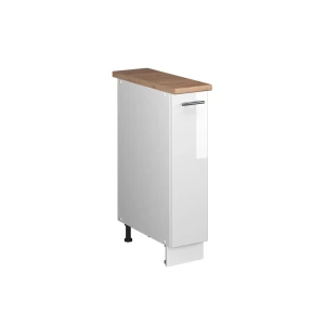 Apteekkikaappi Fame-Line Valkoinen korkeakiilto/Valkoinen 20 cm, AP Oak Vicco