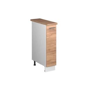 Apothekerschrank Fame-Line Goldkraft Eiche/Weiß 20 cm, AP Eiche Vicco