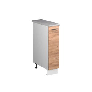 Szafka apteczna Fame-Line Dąb goldkraft/Biały 20 cm, BP Marmur Vicco