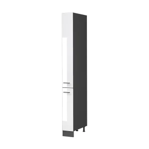 Apotekerskab Fame-Line Hvid højglans/Antracit 20 cm Vicco