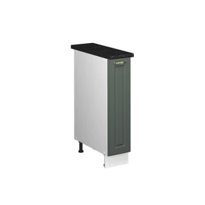 Meuble de cuisine Fame-Line Vert Or Campagne/Blanc 20cm, PT Anthracite Vicco
