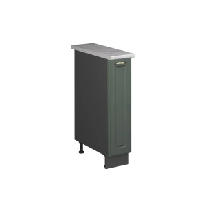 Apotheekkast Fame-Line Groen-Goud Landhuis/Antraciet 20 cm, WB Marmer Vicco
