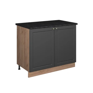 Vaskeskab Fame-Line Anthrazit-Gold Landhaus/Gylden eg 100 cm, BP Antracit Vicco