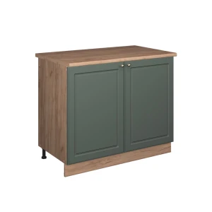 Sink base cabinet Fame-Line Green-Gold Country House/Goldkraft oak 100 cm, WT Oak Vicco