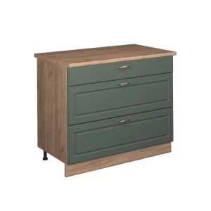 Szafka dolna Fame-Line Green Gold Country/Dąb goldkraft 100 cm, BP Dąb Vicco