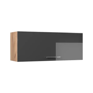 Szafka ścienna Fame-Line Antracyt połysk/Dąb goldkraft 100 cm Vicco