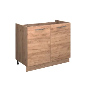 Wastafelonderkast Fame-Line Goudkleurig Eiken/Goudkleurig Eiken 100 cm, WB Eik Vicco