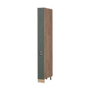 Apothekerschrank Fame-Line Grün-Gold Landhaus/Goldkraft Eiche 20 cm Vicco